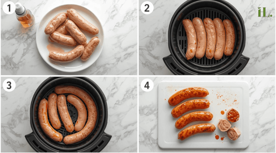 How to Make Air Fryer Chicken Sausages