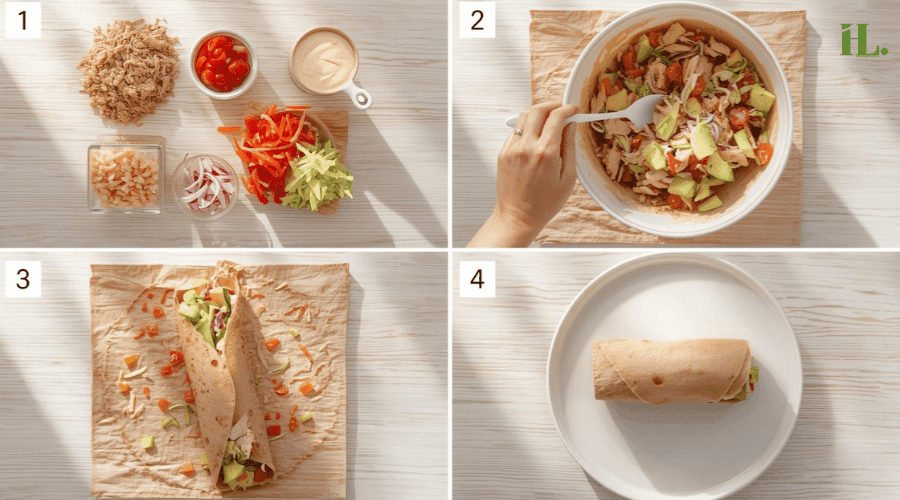 How to Make Jamaican Jerk Chicken Wraps