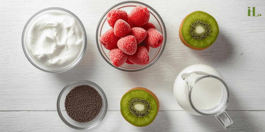 Ingredients Needed for Tropical Smoothie Kiwi Quencher