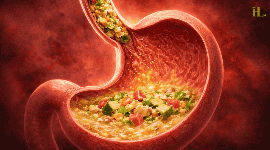 Digestion of Food in stomach